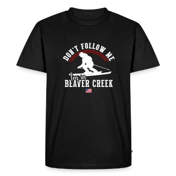 Beaver Creek Colorado Ski Resort Mountain Souvenir - T-shirt Premium bio Homme - noir - Devant - Nico (187cm)
