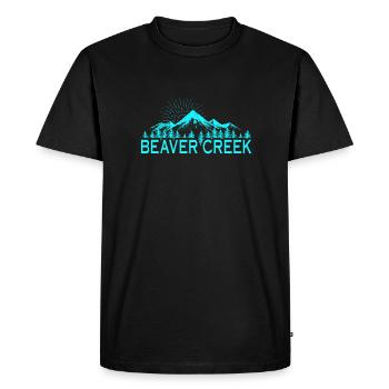 Beaver Creek Colorado Ski Resort Mountain Souvenir - T-shirt Premium bio Homme - noir - Devant - Nico (187cm)