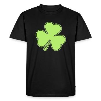 irish - Men's Premium Organic T-Shirt - black - Front - Nico (187cm)