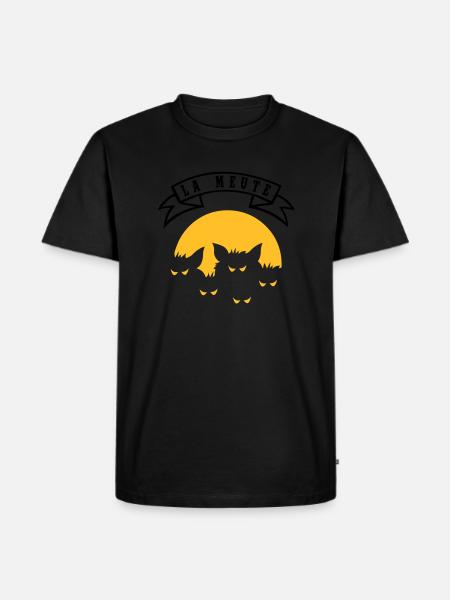 die Packung - Männer Premium Bio T-Shirt - Schwarz