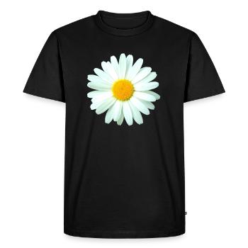 Marguerite - T-shirt Premium bio Homme - noir - Devant - Nico (187cm)