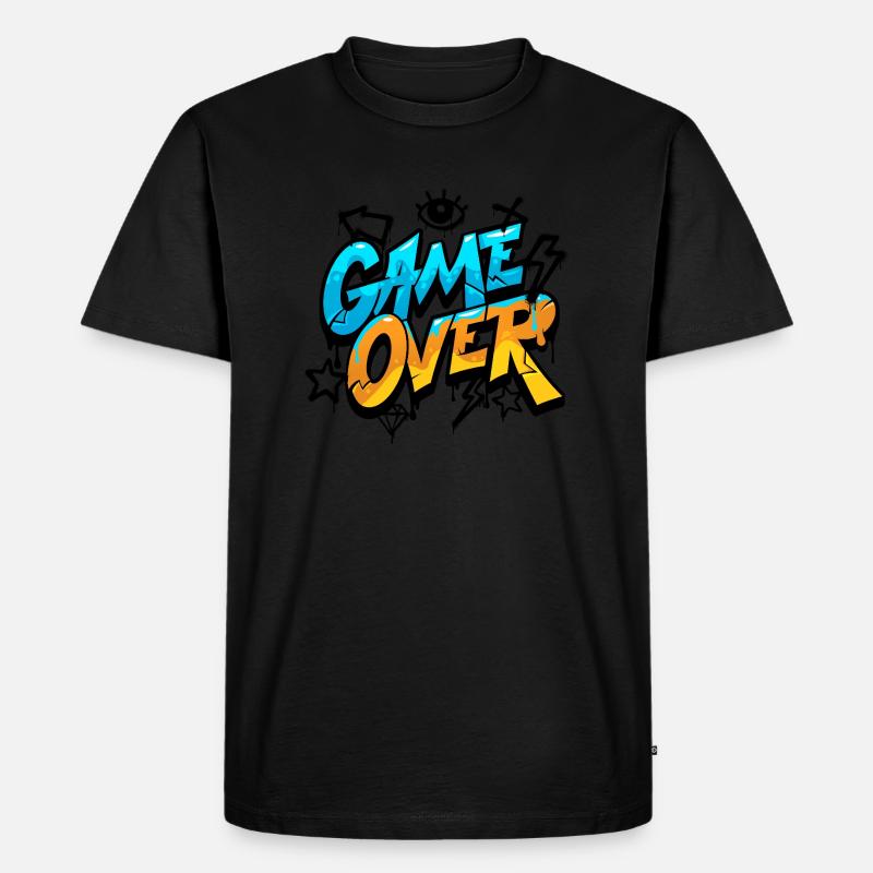 Game over - Men's Premium Organic T-Shirt - black