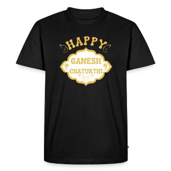 Happy Ganesh Chaturthi Hidouisme - T-shirt Premium bio Homme - noir - Devant - Nico (187cm)