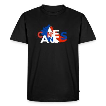 Cannes Souvenir Cadeau Cannes - T-shirt Premium bio Homme - noir - Devant - Nico (187cm)