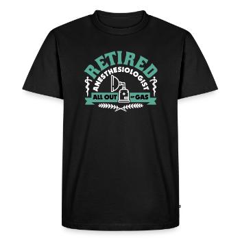 Anesthésiste Anesthésiste Anesthésie - T-shirt Premium bio Homme - noir - Devant - Nico (187cm)