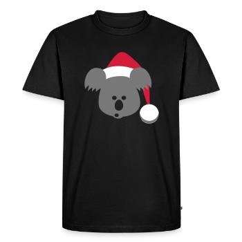 Koala Design Nikoalaus - T-shirt Premium bio Homme - noir - Devant - Nico (187cm)