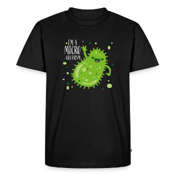 Cadeau d'énonciation drôle de cellule de biologie - T-shirt Premium bio Homme - noir - Devant - Nico (187cm)