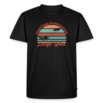 Kiteboarder Kitesurfer Kiten Kiteboard Cadeau - T-shirt Premium bio Homme - noir - Devant - Nico (187cm)