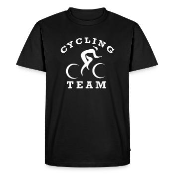 Vélo Biking Biker - T-shirt Premium bio Homme - noir - Devant - Nico (187cm)