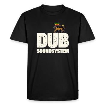 Système de sonorisation dub - T-shirt Premium bio Homme - noir - Devant - Nico (187cm)