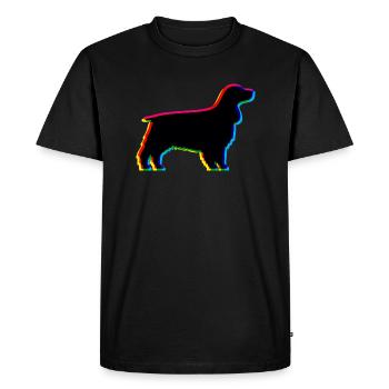 CMJN Deutsch Cocker Épagneul - T-shirt Premium bio Homme - noir - Devant - Nico (187cm)