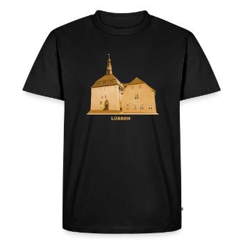 Musée Lübben Spreewald Lubin Brandebourg - T-shirt Premium bio Homme - noir - Devant - Nico (187cm)