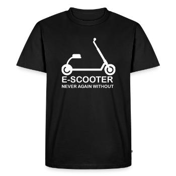 E-Scooter Roller Scooter - T-shirt Premium bio Homme - noir - Devant - Nico (187cm)