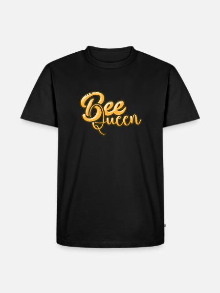 Bee queen - Men's Premium Organic T-Shirt - black