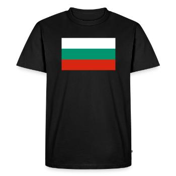 Bulgaria - Men's Premium Organic T-Shirt - black - Front - Nico (187cm)