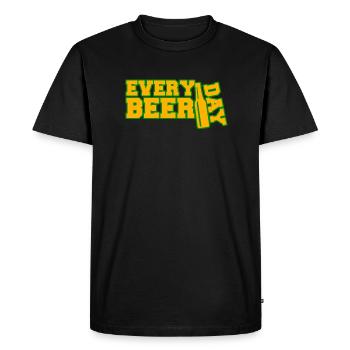Every Beer Day Funny Party JGA Birthday Beer - Men's Premium Organic T-Shirt - black - Front - Nico (187cm)