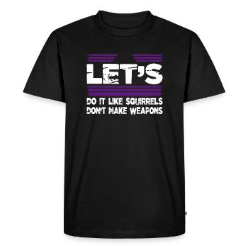 birthday gift birthday present idea present - Men's Premium Organic T-Shirt - black - Front - Nico (187cm)