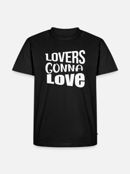 Lovers going to Love - Men's Premium Organic T-Shirt - black