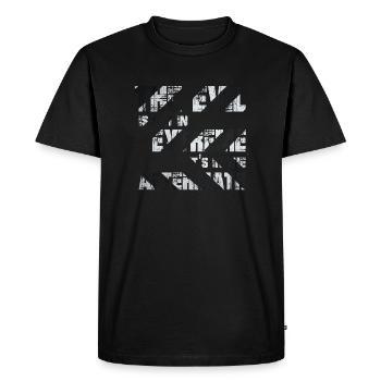 Le mal n’est pas dans les extrêmes, il est dans l’après-temps - T-shirt Premium bio Homme - noir - Devant - Nico (187cm)