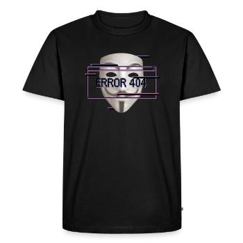 hacker - Men's Premium Organic T-Shirt - black - Front - Nico (187cm)