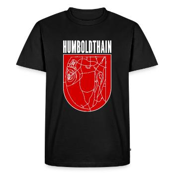 Humboldthain Routes Carte d’art Berlin-Mariage - T-shirt Premium bio Homme - noir - Devant - Nico (187cm)