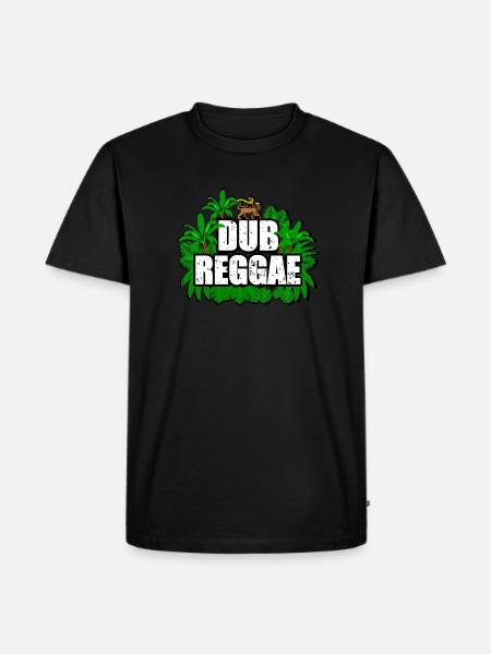 Reggae Dub - Männer Premium Bio T-Shirt - Schwarz