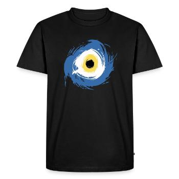 Nazar - T-shirt Premium bio Homme - noir - Devant - Nico (187cm)