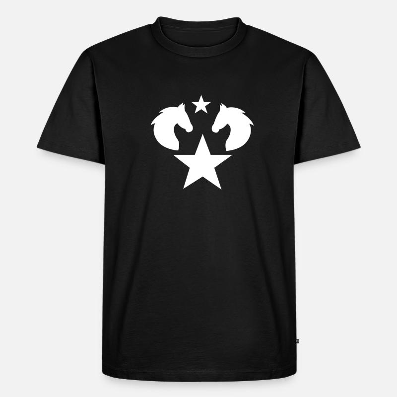 Cheval - T-shirt Premium bio Homme - noir
