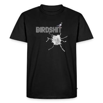 BIRDSHIT - TSHIRT - T-shirt Premium bio Homme - noir - Devant - Nico (187cm)