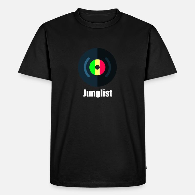 Junglist - Männer Premium Bio T-Shirt - Schwarz