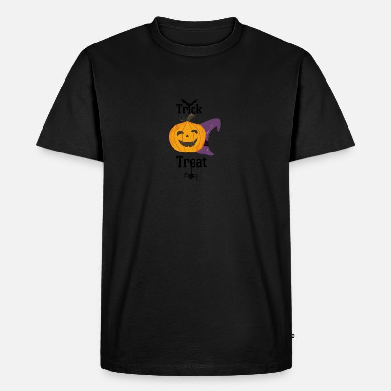 Füllung oder Leckereien - Männer Premium Bio T-Shirt - Schwarz