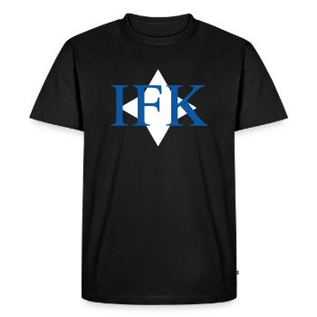 IFK Östergötland - Men's Premium Organic T-Shirt - black - Front - Nico (187cm)