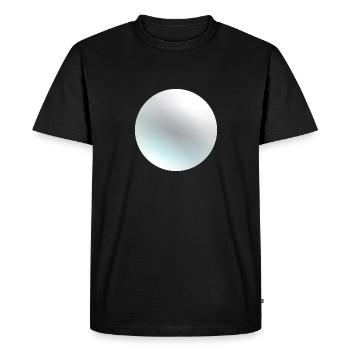 La planète Pluton - T-shirt Premium bio Homme - noir - Devant - Nico (187cm)