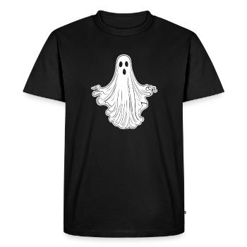 Ghost Ghosts Witching Hour Halloween - Men's Premium Organic T-Shirt - black - Front - Nico (187cm)