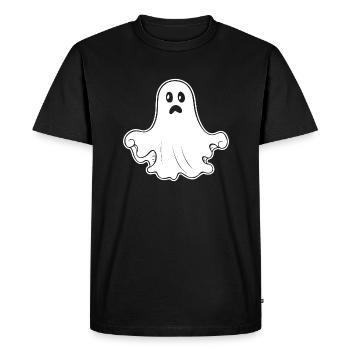 Ghost Ghosts Witching Hour Halloween - Men's Premium Organic T-Shirt - black - Front - Nico (187cm)
