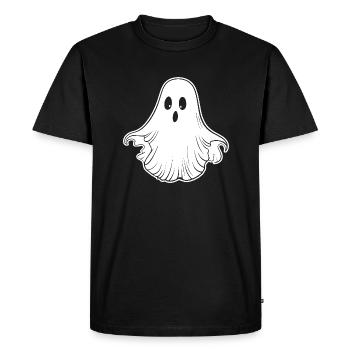 Ghost Ghosts Witching Hour Halloween - Men's Premium Organic T-Shirt - black - Front - Nico (187cm)