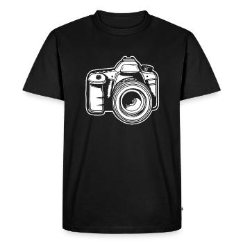Photographer Photography Photography Camera - Men's Premium Organic T-Shirt - black - Front - Nico (187cm)