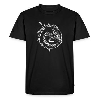 Dragon Dragon Fantasy Mythologie - T-shirt Premium bio Homme - noir - Devant - Nico (187cm)