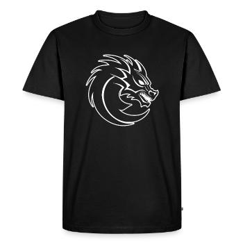 Dragon Dragon Fantasy Mythologie - T-shirt Premium bio Homme - noir - Devant - Nico (187cm)