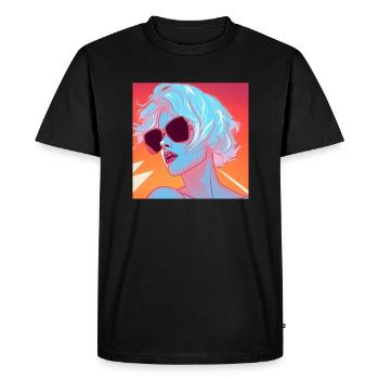 Sun Women #7 - Men's Premium Organic T-Shirt - black - Front - Nico (187cm)