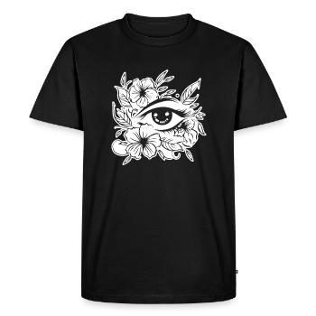 Eye Eyes Ophthalmologist - Men's Premium Organic T-Shirt - black - Front - Nico (187cm)