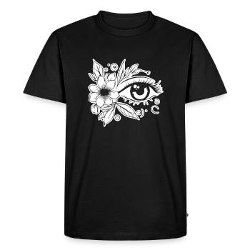 Eye Eyes Ophthalmologist - Men's Premium Organic T-Shirt - black - Front - Nico (187cm)