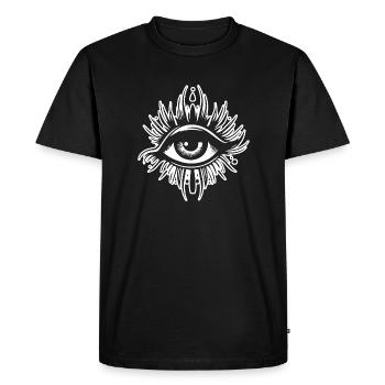 Eye Eyes Ophthalmologist - Men's Premium Organic T-Shirt - black - Front - Nico (187cm)
