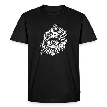 Ophtalmologiste Eye Eyes - T-shirt Premium bio Homme - noir - Devant - Nico (187cm)