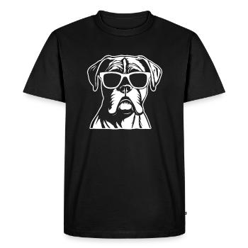 Boxer Dog Dog Breeds - Men's Premium Organic T-Shirt - black - Front - Nico (187cm)