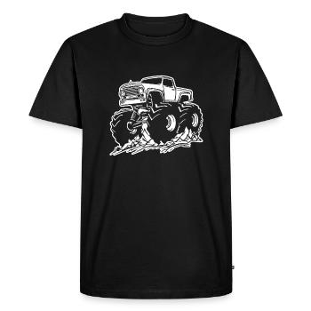 Monster Truck Monster Truck Lover Fan - T-shirt Premium bio Homme - noir - Devant - Nico (187cm)