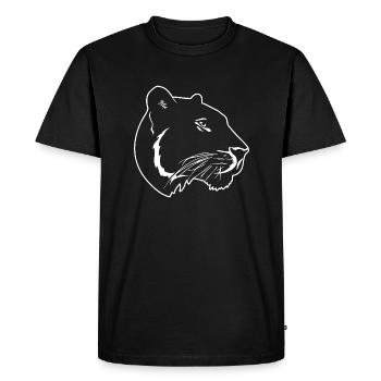 Panther Predator Jungle Wildcat - T-shirt Premium bio Homme - noir - Devant - Nico (187cm)