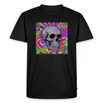 Couleurs de la mort - T-shirt Premium bio Homme - noir - Devant - Nico (187cm)