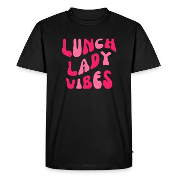 Déjeuner Lady Vibes - T-shirt Premium bio Homme - noir - Devant - Nico (187cm)