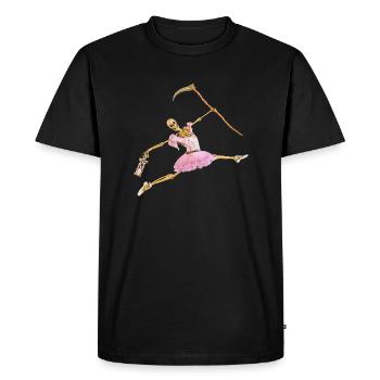 Le passe-temps extraordinaire de la Faucheuse - T-shirt Premium bio Homme - noir - Devant - Nico (187cm)